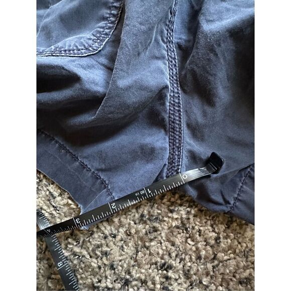 Vintage American eagle live your life shorts, size 12 blue with iconic pink eagl - Picture 7 of 9